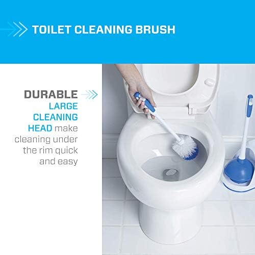 Mr. Clean Toilet Bowl Brush and Plunger Caddy Combo (Set of 2)