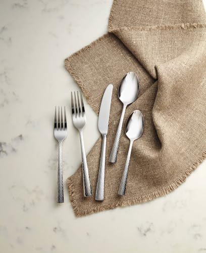Lenox Gladstone 65-Piece 18/10 Silverware Set for 12, Flatware