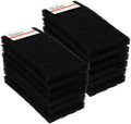 Tile Doctor High-Abrasion Extra Heavy-Duty Scrub Pads 12-Pack 7E-N556-IFSL, Gas Grill, Charcoal Grill, and Blackstone Griddle Scouring Pad, Ideal Dish Scrubber, Shower Scrubber, and Cleaning Sponge