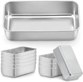 LIANYU 10 Pack Loaf Pans for Baking Bread, 9 x 5 Inch Bread Loaf Pans