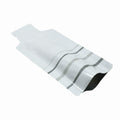 100 Pack 2.36x4.7inch White Heat Seal Sample Mylar Packets for Travel