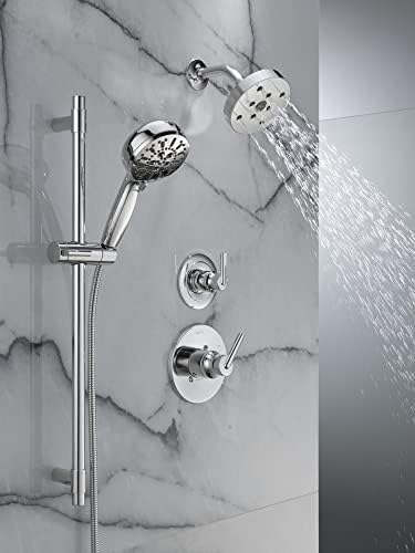 7-Setting Slide Bar Hand Shower with Cleaning Spray