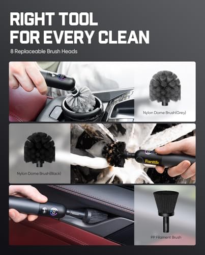 Fanttik Flip G10 Nano AutoCare Electric Car Interior Detailing Brush