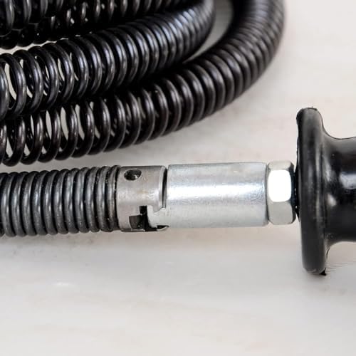 iMeshbean Drain Cleaning Cable Hollow Core Cable Sewer Cable Drain Auger Cable Cleaner Snake Clog Pipe Drain Cleaning Cable Sewer Drain Auger Snake Pipe (45 Feet x 5/8 Inch)