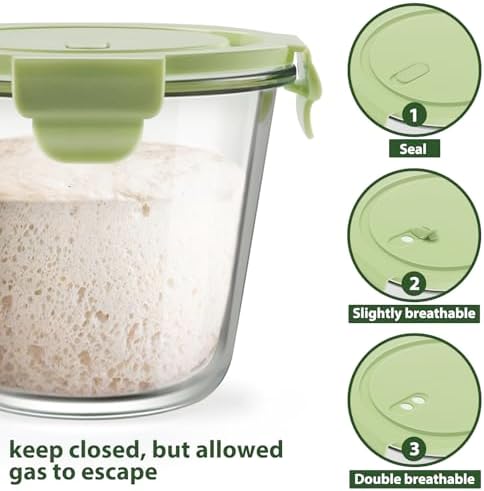 3Cup/23oz Glass Meal Prep Containers with Vented Lids Food Storage, 4 PACK