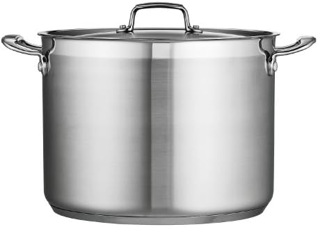 Tramontina Gourmet Stainless Steel 16-Quart Stock Pot with Lid