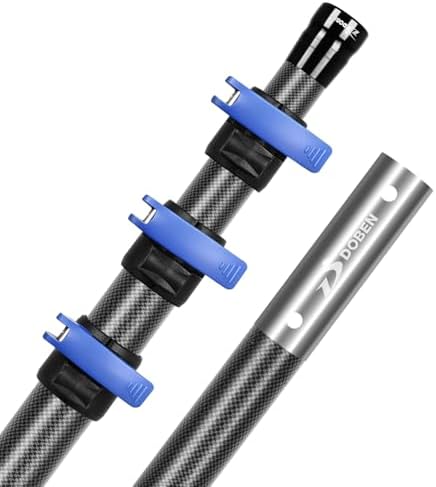 12FT Carbon Fiber Telescopic Pool Pole with Quick Lock