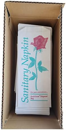500 pcs Floral Printed Sanitary Napkin Tampon Disposal Bags