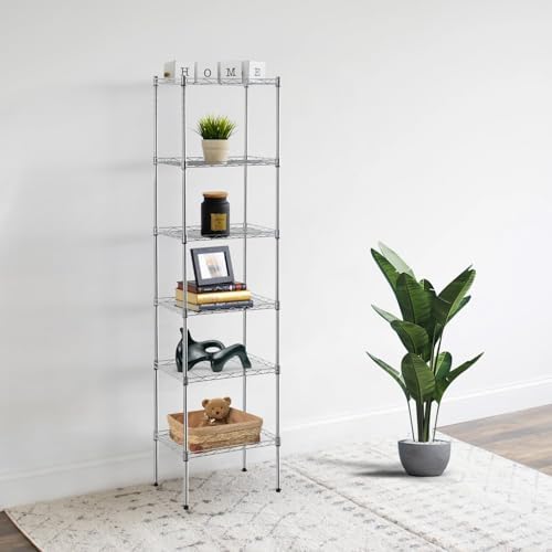 Meet perfect 5-Tier Wire Shelving Unit, 750 lb, 16.7 x 11.8 x 47.6 in