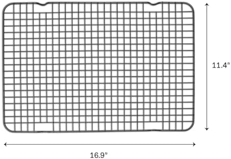 Great Jones Non Stick Wire Cooling Rack (Pepper) – Fits Half Sheet