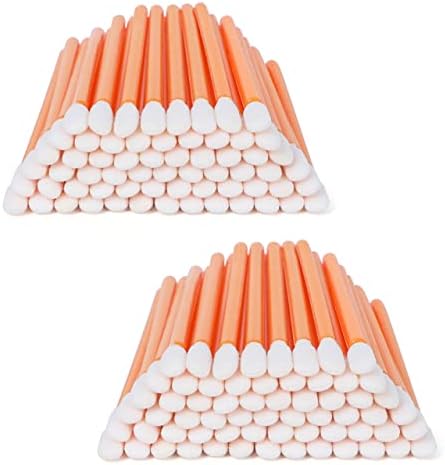 AAwipes Foam Cleaning Swab Sticks (100pcs with 3.4mm Round Foam Tips, Assorted Color) - Cleanroom Sponge Sticks for Inkjet Printers, Cameras, Optical Lenses, Painting & Auto Detailing (C709C)