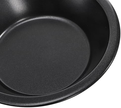 10 Pieces Mini Pie Pans, 5 Inch Individual Small Round Cake Pan, Reusable Nonstick Carbon Steel Pie Tins for Oven and Instant Pot Baking Chicken Pot Pies, Quiches, Fruit Pies (Pack of 2)