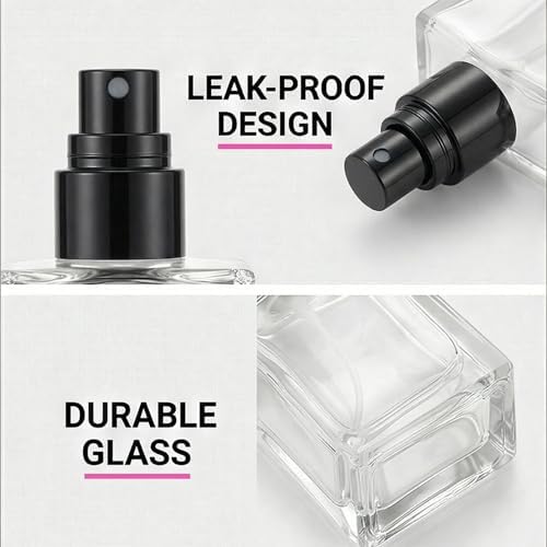 30 Pcs 15ml Mini Glass Spray Bottles Empty Travel Size Bottles for Liquids