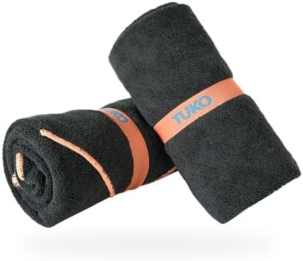 TUKO Microfiber 2-Pack (30" x 30" Size) Boat Detailing and Cleaning Towels for All Boats, Pontoons, Tow Boats, and Jet Skis