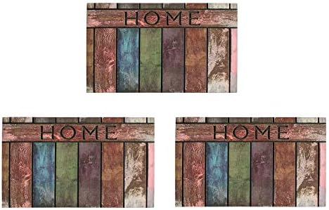 Welcome Home Mats for Front Door Entrance Non Slip Rubber Door Mat Heavy Duty Doormat Shoes Scraper Indoor Low-Profile Mats for Entry Garage Patio High Traffic Areas (3)