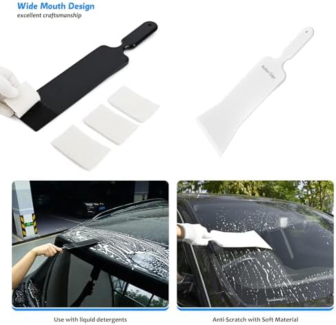 EHDIS Vinyl Wrap Tool Window Tinting Kit with Bulldozer Squeegee,Windshield Back Tint Scraper,Magnet Holder,Wra p Stick,Film Cutter,Sponge Seam Roller for Car Wrapping