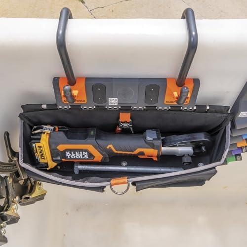 Klein Tools BC511S Bucket Work Center Large Tool Pouch, and Impact Wrenches