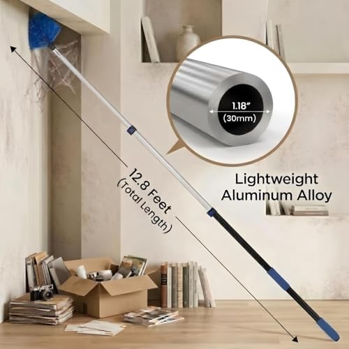 La ForFoir 20ft High Ceiling Duster Kit with 5-12ft Extension Pole