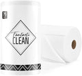 Fantasticlean Microfiber Cleaning Cloth Roll- 75 Sheets, 12" x 12" (White)