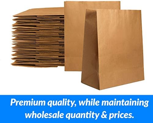 Reli. Paper Grocery Bags (125 Pcs Bulk) (12x7x17)