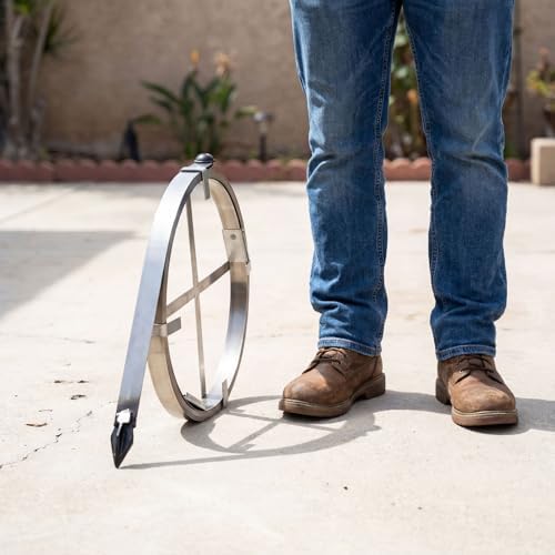 Heavy Duty Manual Drain Snake, 49.2ft/15M Manganese Steel Drain Auger, 1.18Inch Width 0.1Inch Thickness, Easy To Use Outdoor Sewer Unclogger