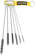 Brush Research 84CKITA 6 Piece Carbon Steel Tube Brush Kit with Ring Handles from 1/8" to 7/16"