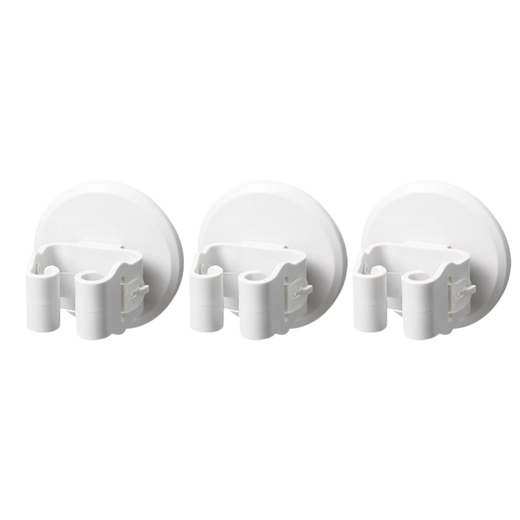 3pcs Wall mounted Mop Broom Holder with Anti