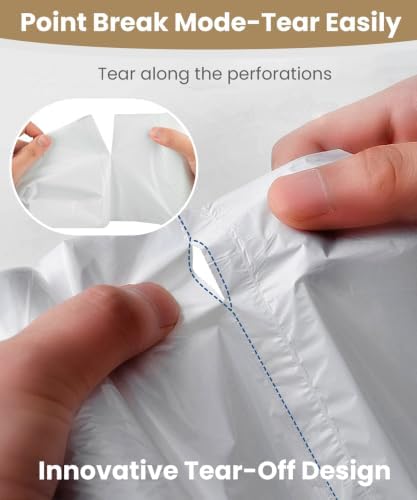 Charmount 8 Gallon Trash Bags, 500 Count Medium Garbage Bags, Bulk Pack