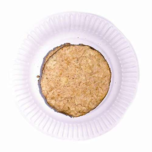 Military Surplus Freeze-Dried Salmon Burgers – 12 Fully Cooked Burgers per Can – 25+ Year Shelf Life – High-Protein Survival Food for Hunting, Camping, Backpacking, and Long-Term Emergency Storage – 16 oz Can
