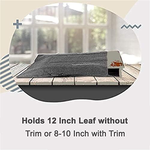 Dining Table Leaf Storage Bag Ultra Soft and Thick Premium Quality Felt Secure Fits 8 x 48 Table Leafs (14" x 50" (2 Pack))