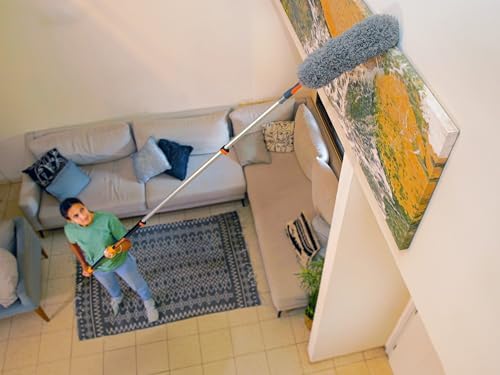 30 Foot High Reach Duster Kit with 5-24 ft Telescopic Extension Pole
