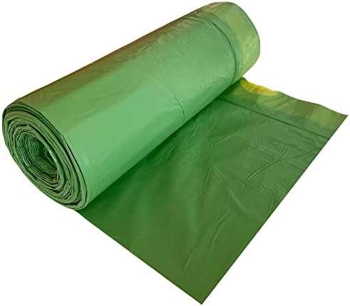 WellHome Organic 120 Self-Seal Bin Bags 40L Capacity Each, Polyethylene, 64 x 71 cm / 40-50 Litres