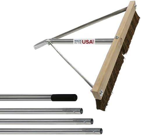 USA-Made Leaf Roof Brush - 21 Feet Long