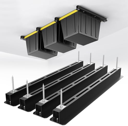 EVERHANGER Ceiling Storage Rack, Heavy Duty Overhead Garage Storage Rack