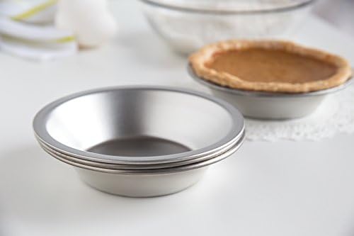 Fox Run Pie Pan Set, Tin-Plated Steel, 5-Inch, 4-Piece
