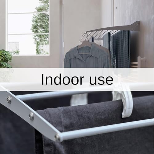 foxydry Fold, wall Mounted Drying Rack, Foldable Space Saving, 31 in