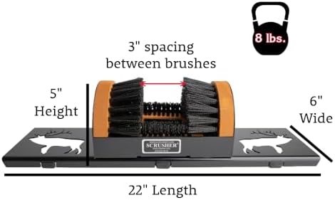 Scrusher Original Shoe Cleaner Brush with Portable Base, Loon Design
