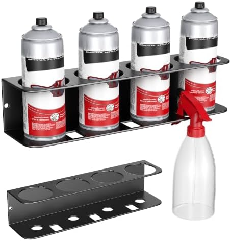 EVERHANGER Spray Can Holder, Wall Mount Spray Bottle Storage Rack