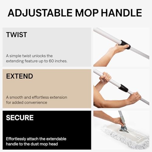 24 Inch Commercial Cotton Dust Mop & Floor Sweeper