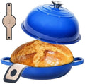 6QT Enameled Cast Iron Dutch Oven For Sourdough Bread Baking
