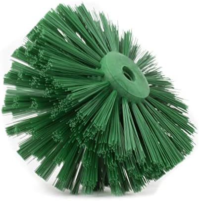 SPARTA Industrial Tank Brush Head Pipe Brush Head, Drain Brush with 3/4" Thread Hole (Handle Not Included) for Commercial Use, Plastic, 5.7 Inches, Green
