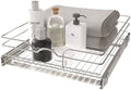 Rev-A-Shelf Steel Wire Pullout Drawer Organizer Shelf for Kitchen Cabinets, Slide Out Storage Basket, Min Opening Width of 17.5", 18" x 20", 5WB1-1820CR-1