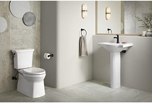 Kohler K-21954 Tempered Wall Mounted Pivoting Toilet Paper Holder - Vibrant Brushed Moderne Brass