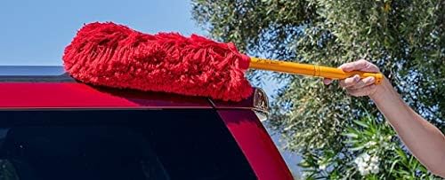 California Car Duster Super Duster, Red X-Large Truck and SUV Duster with Wood Handle 73668