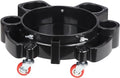 Bucket Dolly 5 Gallon Car Wash Professional Detailing Bucket Dolly with Heavy Duty Wheel Casters, Black (Style A)
