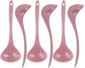 Reston Lloyd Melamine Soup Ladle Kitchen Utensil, Premium Quality Utensil with Heat Resistant Ergonomic Handle, Durable BPA-Free Plastic, 10.5 inch long, 6pc Set, Pink