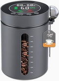 Automatic Vacuum Coffee Canister, 1.3L Airtight Food Storage Container