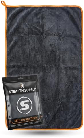 Microfiber Car Drying Towel, Twisted-Loop, 600 GSM, 24" x 36", Pack of 2