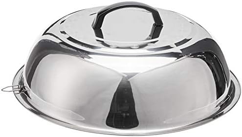 Winco 13 3/4" Stainless Steel Wok Cover