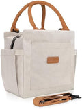 Joymee Insulated Lunch Box With Adjustable Strap Large - Beige
